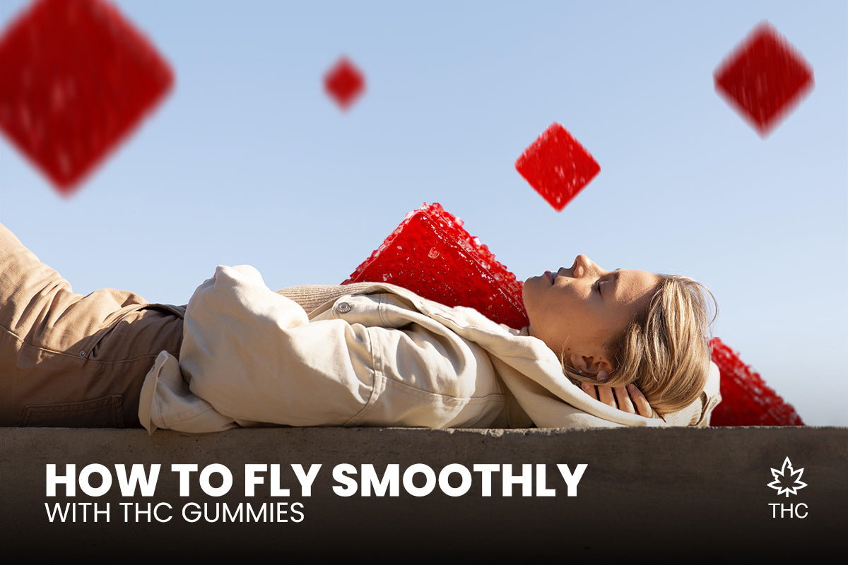 Image of How to Fly Smoothly with THC Gummies